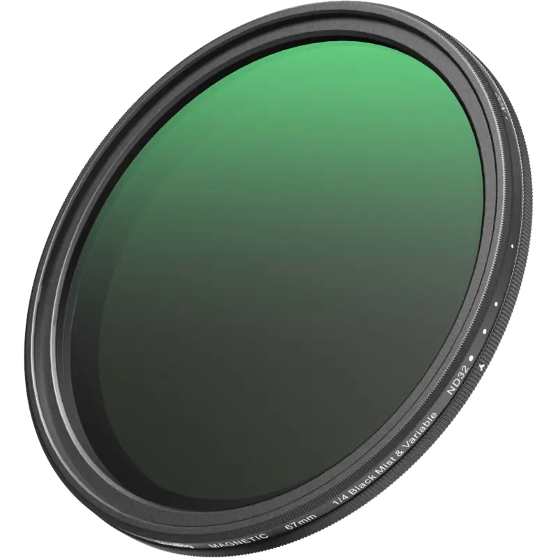 SmallRig 5170 Attachable 67mm VND Filter ND2-ND32 (1-5 Stop) & 1/4 Effect Black Mist Filter