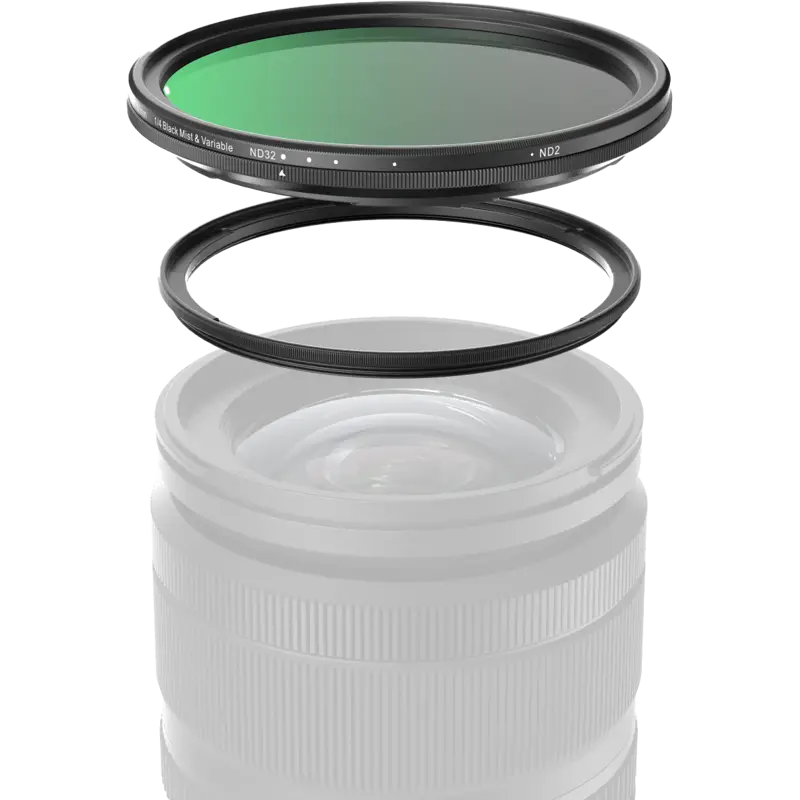 SmallRig 5170 Attachable 67mm VND Filter ND2-ND32 (1-5 Stop) & 1/4 Effect Black Mist Filter