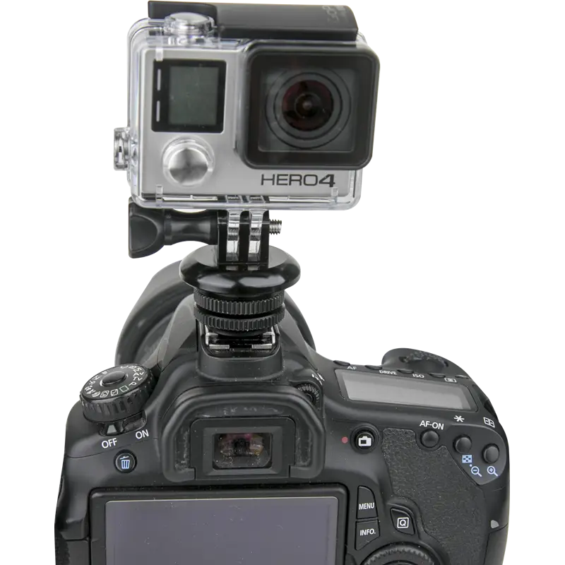 Kupo KS-134 GoPro Tripod Mount with Hot Shoe Adapter