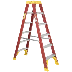 Kupo KFL-T6 Fiberglass ladder Double Sided  (180cm)