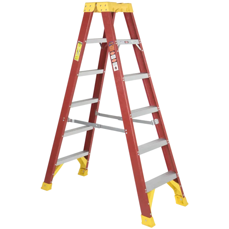 Kupo KFL-T6 Fiberglass ladder Double Sided  (180cm)