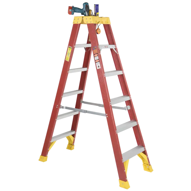 Kupo KFL-T6 Fiberglass ladder Double Sided  (180cm)