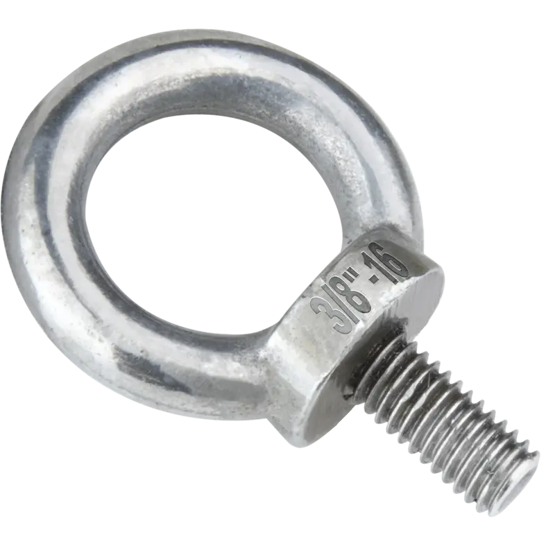Kupo KS-155L Ring Bolt 3/8"-16 X 20mm Stainless Steel, Long Thread