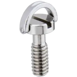 Kupo KS-184 Stainless Steel Flat Head Shaft D Ring 1/4" Screws(21mm)