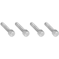 Kupo KS-364 Aluminum M6*30mm Thumb Screw Slotted Knurled Head(Set of 4)