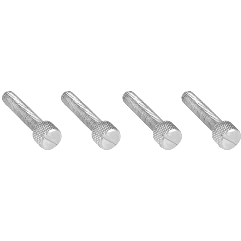 Kupo KS-364 Aluminum M6*30mm Thumb Screw Slotted Knurled Head(Set of 4)