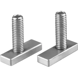 Kupo KS-372 Mini Flat Body Starter With 3/8" Male Thread ( Set of 2)