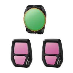 Sunnylife A3S-FI925 Mixture Adjustable CPL, CPL+ND8+ND16 Lens Filter for AIR 3S 3szt