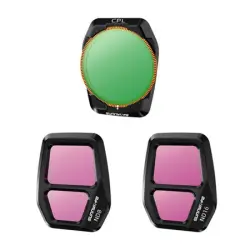 Sunnylife A3S-FI925 Mixture Adjustable CPL, CPL+ND8+ND16 Lens Filter for AIR 3S 3szt