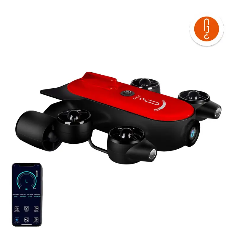 T1-Pro Underwater Drone 150m Red (APP)