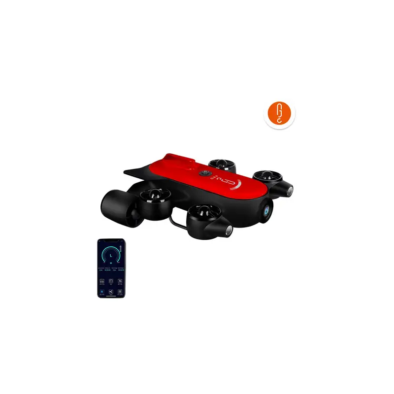 T1-Pro Underwater Drone 150m Red (APP)