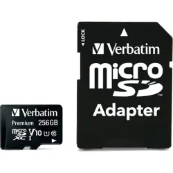 Karta pamięci  Verbatim microSDXC         256GB Class 10 UHS-I incl Adapt. 44087
