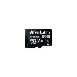 Karta pamięci  Verbatim microSDXC         256GB Class 10 UHS-I incl Adapt. 44087