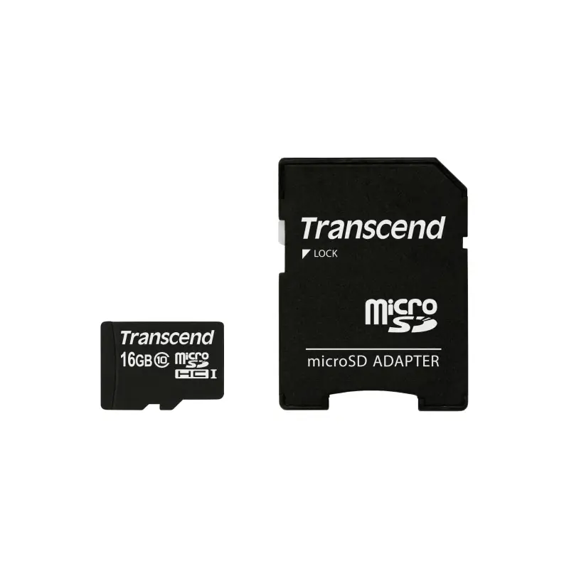 Karta pamięci  Transcend microSDHC         32GB Class 10 + SD-Adapter