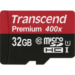 Karta pamięci  Transcend microSDHC         32GB Class 10 UHS-I 400X