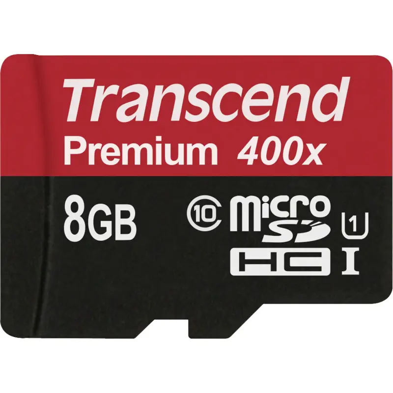 Karta pamięci  Transcend microSDHC          8GB Class 10 UHS-I 400X