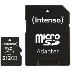 Karta pamięci  Intenso microSDXC          512GB Class 10 UHS-I U1 Performance