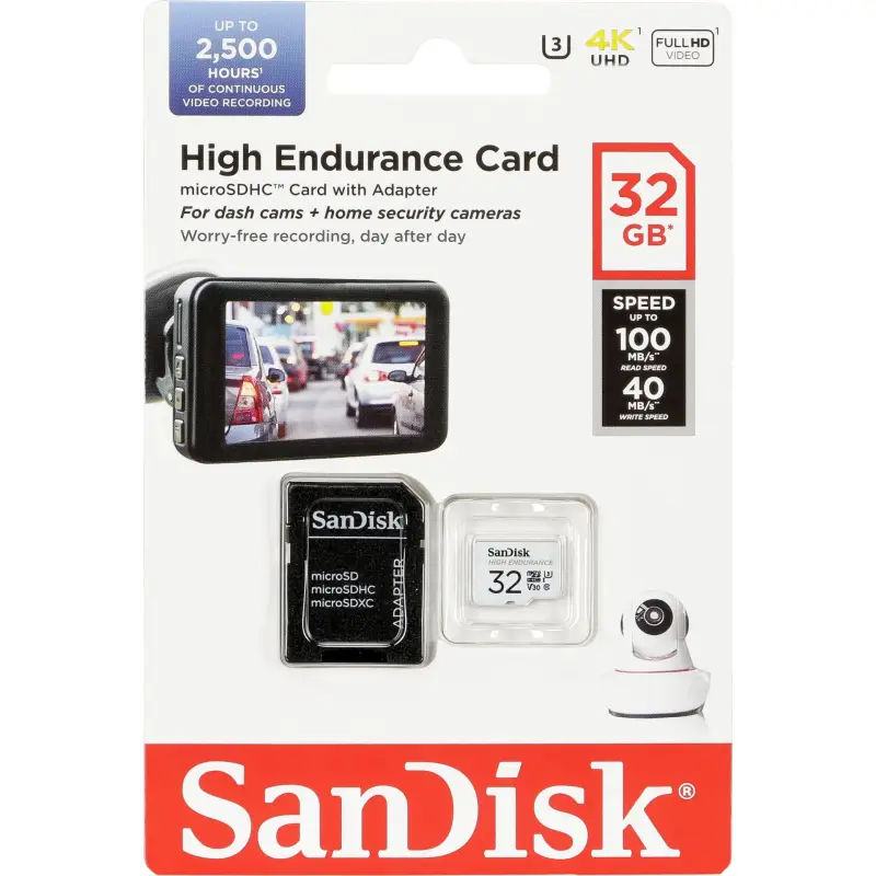 Karta pamięci  SanDisk High Endurance      32GB microSDHC     SDSQQNR-032G-GN6IA