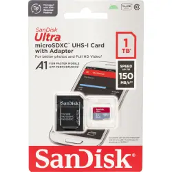 Karta pamięci  SanDisk Ultra microSDXC A1   1TB 150MB/s Adapt.SDSQUAC-1T00-GN6MA