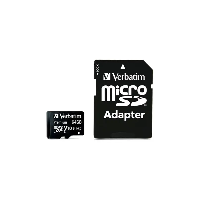 Karta pamięci  Verbatim microSDXC          64GB Class 10 UHS-I incl Adapt. 44084