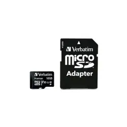 Verbatim microSDHC          16GB Class 10 UHS-I incl Adapt. 44082