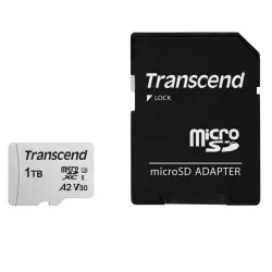 Karta pamięci  Transcend microSDXC 300S-A   1TB Class 10 UHS-I U3 V30 A2