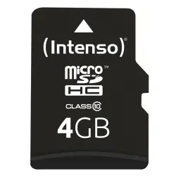 Karta pamięci  Intenso microSDHC            4GB Class 10
