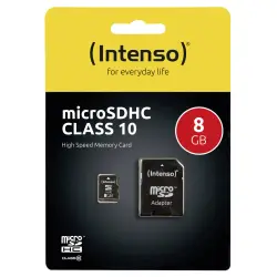 Karta pamięci  Intenso microSDHC            8GB Class 10