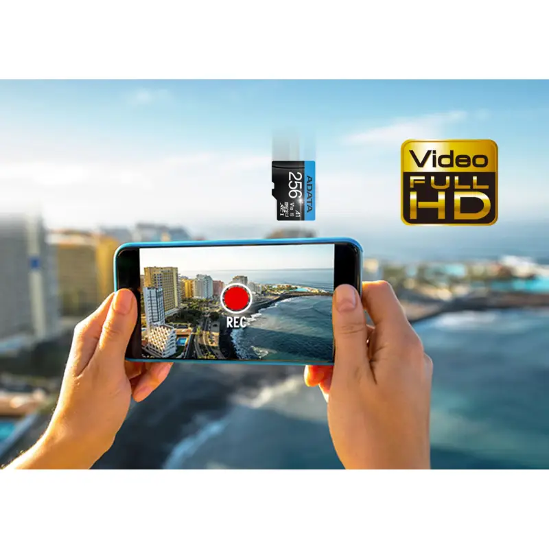 Karta pamięci  ADATA CARD MICROSDHC       256GB UHS-I CL10 100/20 MB/s W/1 Adap.