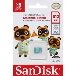 Karta pamięci  SanDisk MicroSDXC 100MB    512GB Nintendo      SDSQXAO-512G-GNCZN