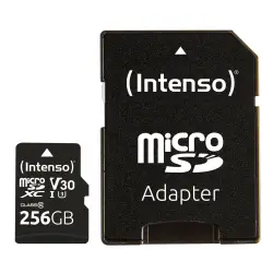 Intenso microSDXC          256GB C10 UHS-I Professional + Adapter