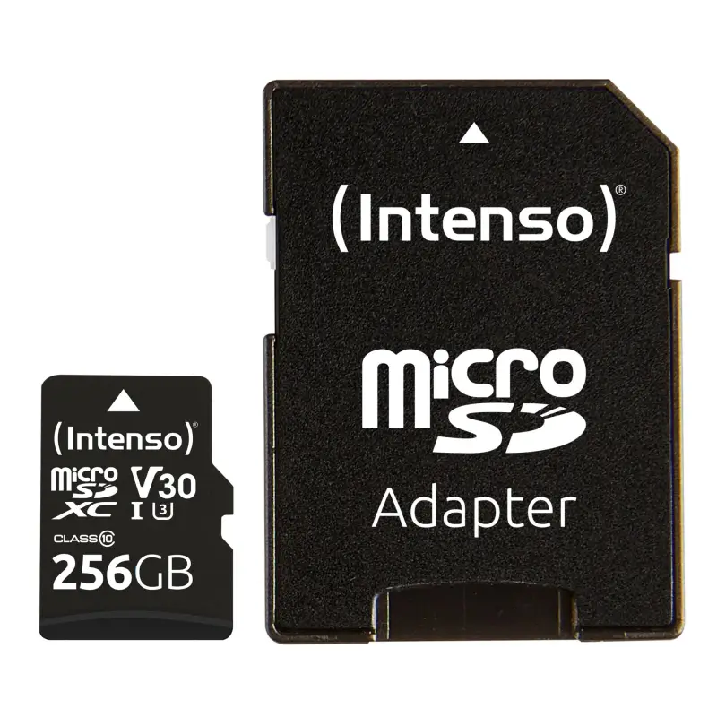 Intenso microSDXC          256GB C10 UHS-I Professional + Adapter