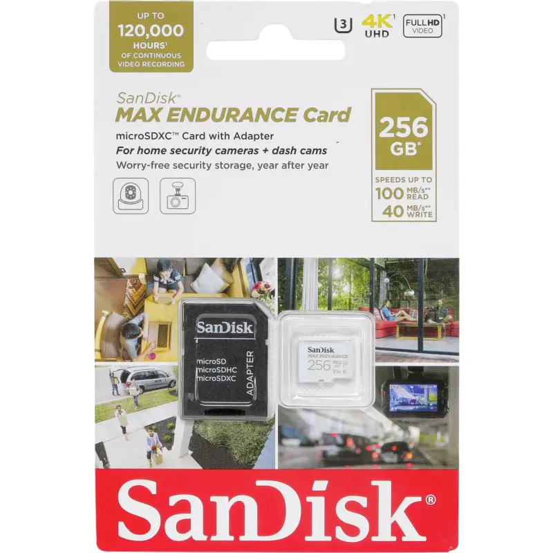 Karta pamięci  SanDisk Max Endurance      256GB microSDXC     SDSQQVR-256G-GN6IA