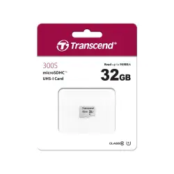 Karta pamięci  Transcend microSDHC 300S    32GB Class 10 UHS-I U1