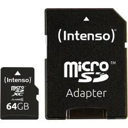Karta pamięci  Intenso microSDXC           64GB Class 10