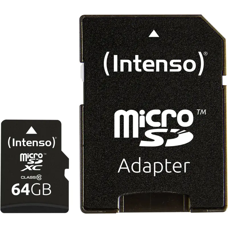 Karta pamięci  Intenso microSDXC           64GB Class 10