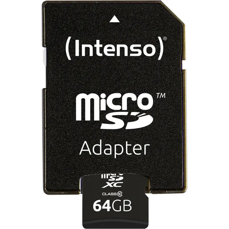 Karta pamięci  Intenso microSDXC           64GB Class 10