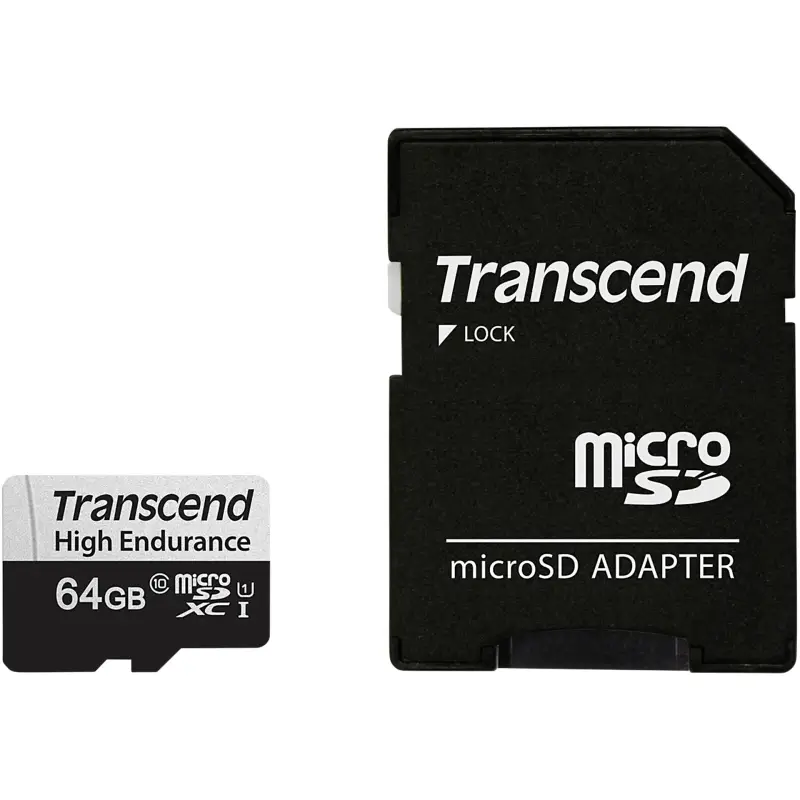 Karta pamięci  Transcend microSDXC 350V    64GB Class 10 UHS-I U1