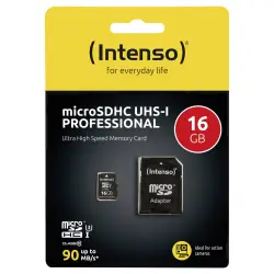 Karta pamięci  Intenso microSDHC           16GB Class 10 UHS-I Professional