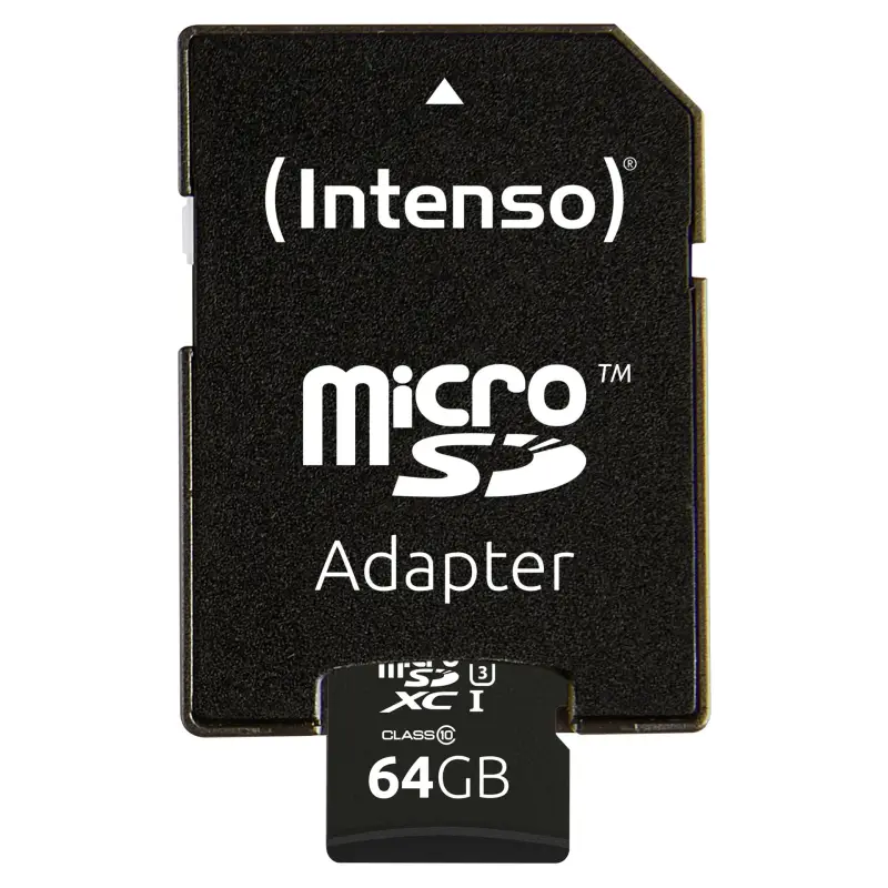 Karta pamięci  Intenso microSDXC           64GB Class 10 UHS-I Professional