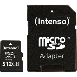 Karta pamięci  Intenso microSDXC Cards    512GB Class 10 UHS-I Premium