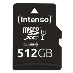 Karta pamięci  Intenso microSDXC Cards    512GB Class 10 UHS-I Premium