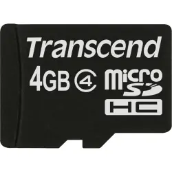 Karta pamięci  Transcend microSDHC          4GB Class 4