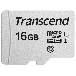 Karta pamięci  Transcend microSDHC 300S-A  16GB Class 10 UHS-I U1