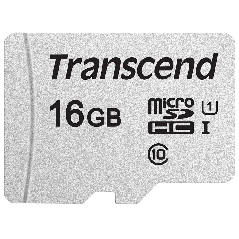 Karta pamięci  Transcend microSDHC 300S-A  16GB Class 10 UHS-I U1