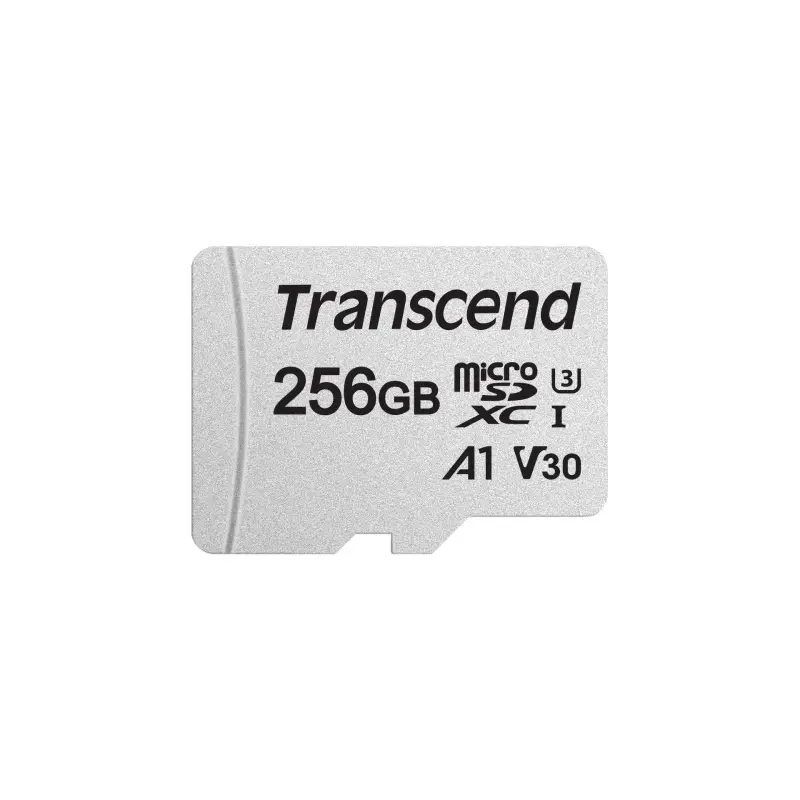 Karta pamięci  Transcend microSDXC 300S-A 256GB Class 10 UHS-I U3 V30 A1