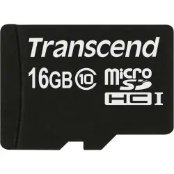 Karta pamięci  Transcend microSDHC         16GB Class 10 + adapter SD