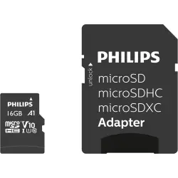 Karta pamięci  Philips MicroSDHC Card      16GB Class 10 UHS-I U1 incl. adapter