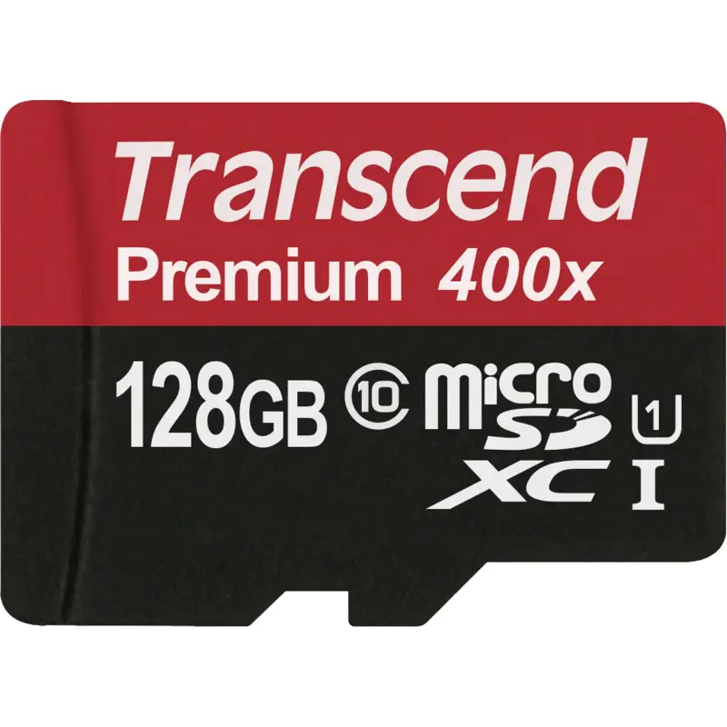 Karta pamięci  Transcend microSDXC        128GB Class 10 UHS-I 400x + adapter SD