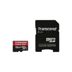Karta pamięci  Transcend microSDXC        128GB Class 10 UHS-I 400x + adapter SD